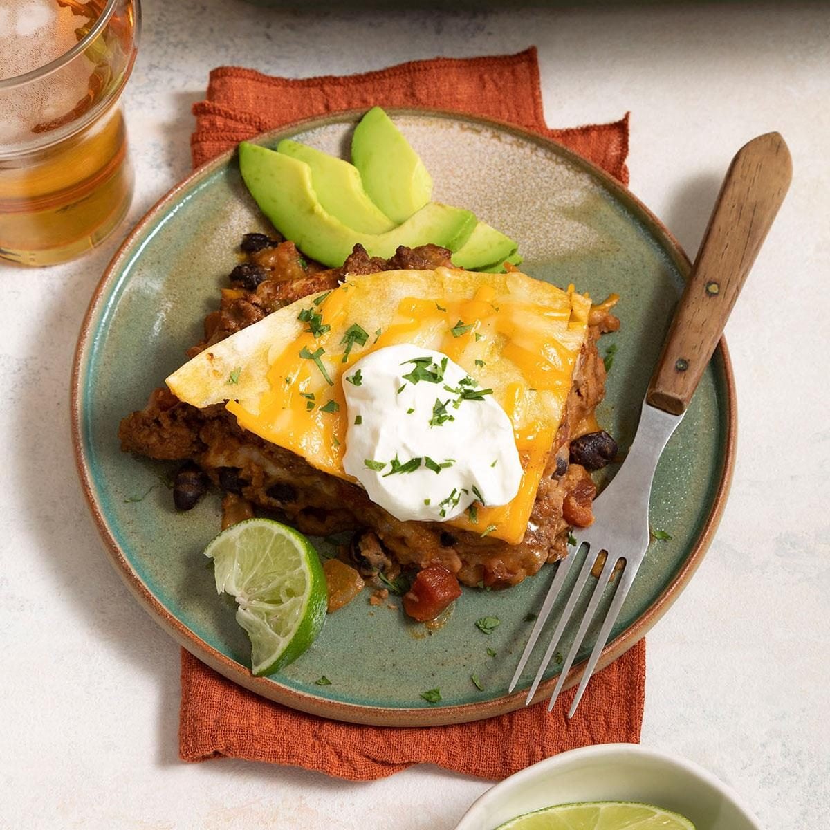 Easy Taco Lasagna Recipe: No-Boil Tortilla Layers